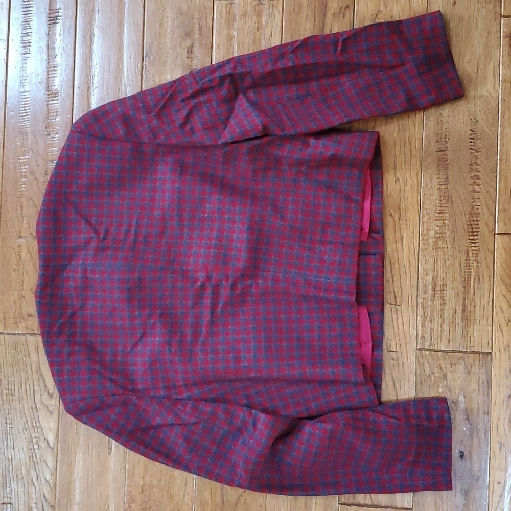 Pendleton Herringbone Wool Cropped Jacket - image 5